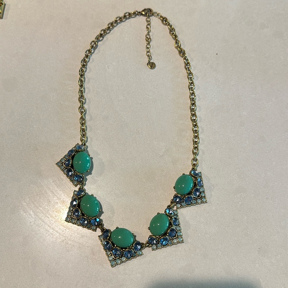Stella & Dot Rory Necklace Turquoise
